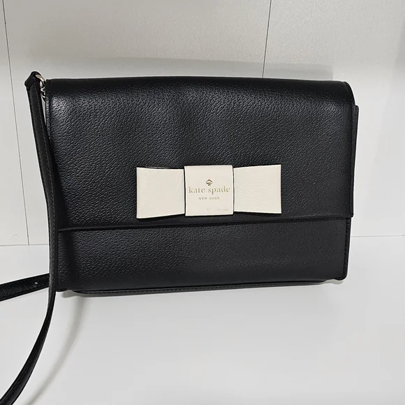 Kate Spade Black and White Crossbody Bag - Picture 1 of 5